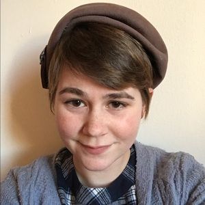 Vintage 🌺 Brown Hat with Buckle